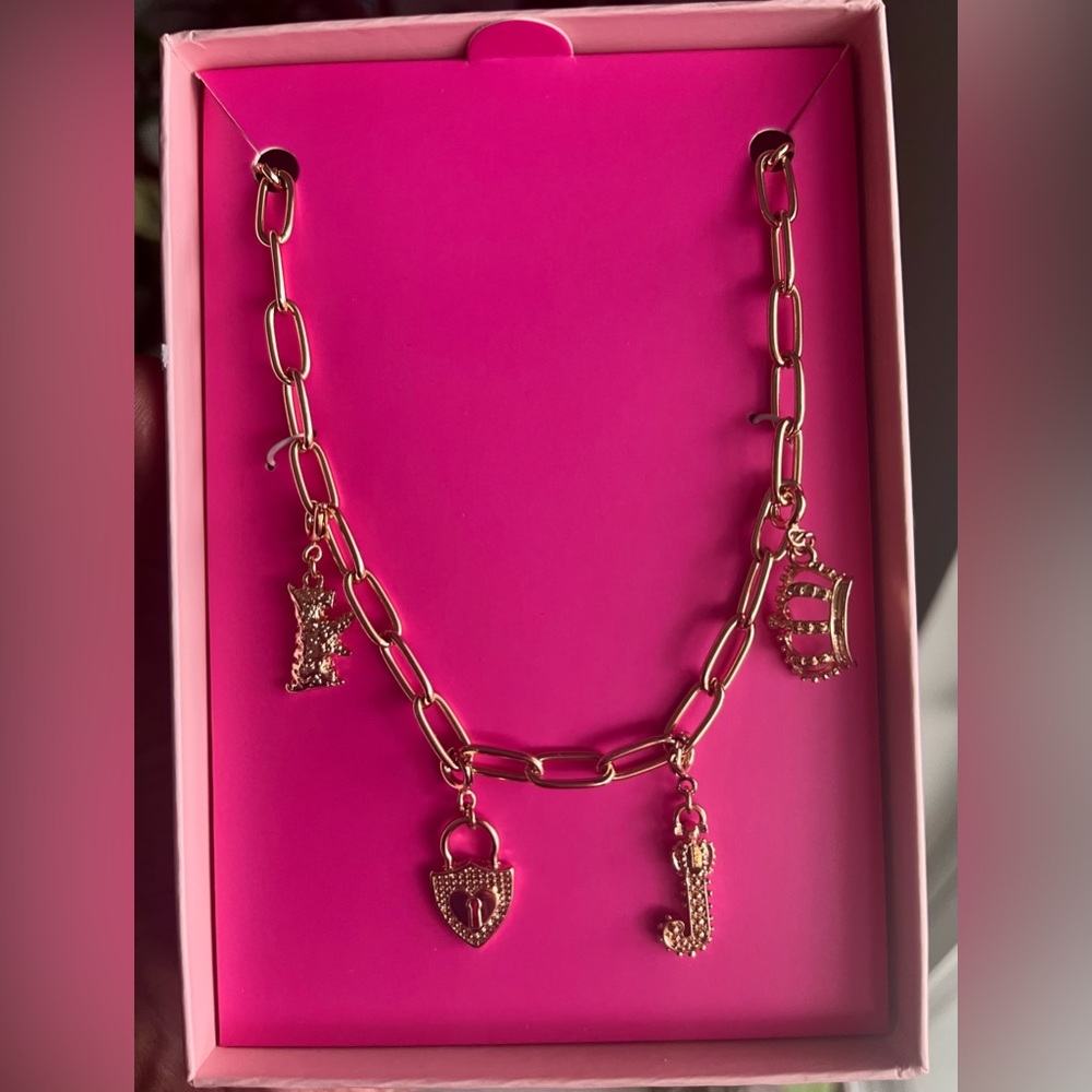 Juicy Couture Oui Charm Necklace